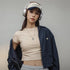 Premium Women's Cotton Crop T-Shirt – Solid Color Slim Fit O-Neck Short Tee for Summer